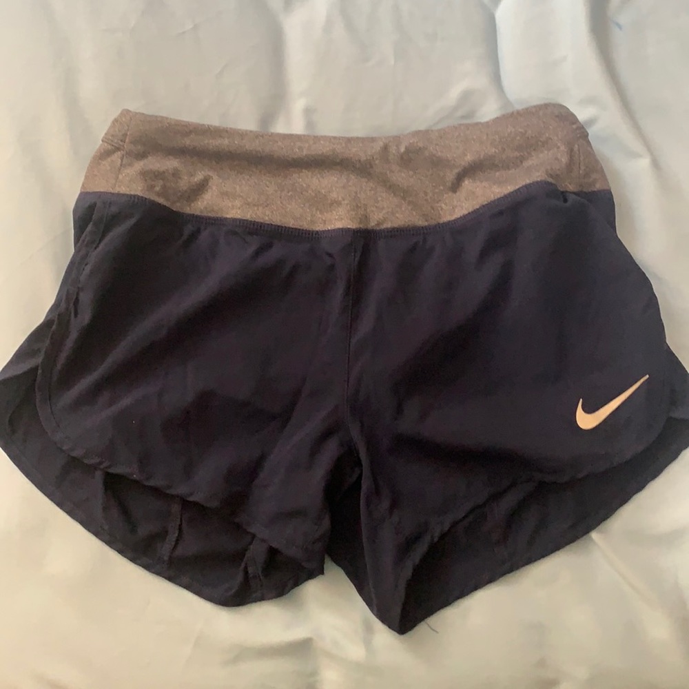 Dark Purple Nike Dri-Fit shorts, XS